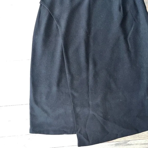 Sandro Paris Black Midi Skirt U.S. Size 4 | French Style Office Career Workwear - Picture 2 of 7